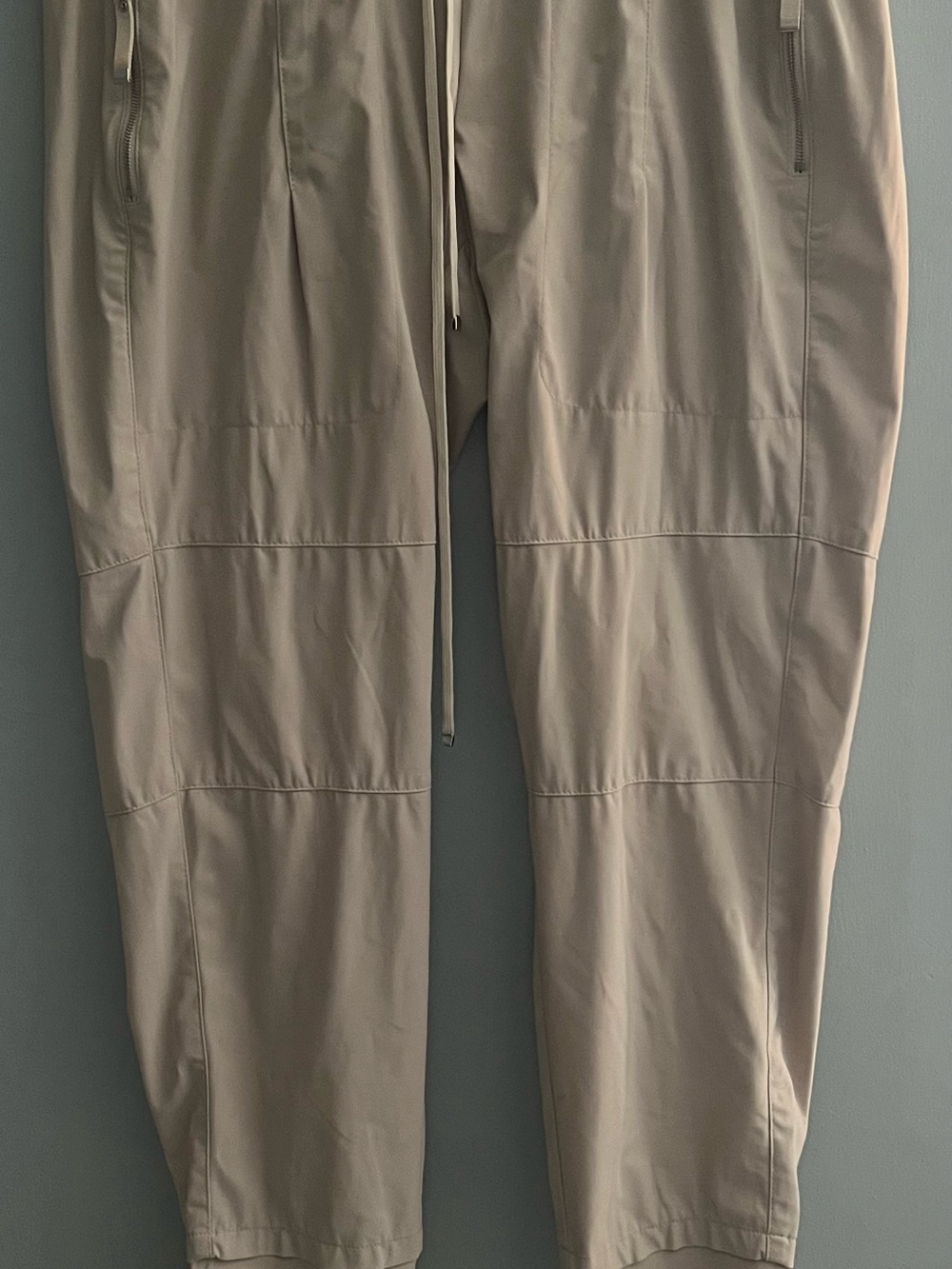 RAFFAELLO ROSSI Light Beige Drawstring Joggers